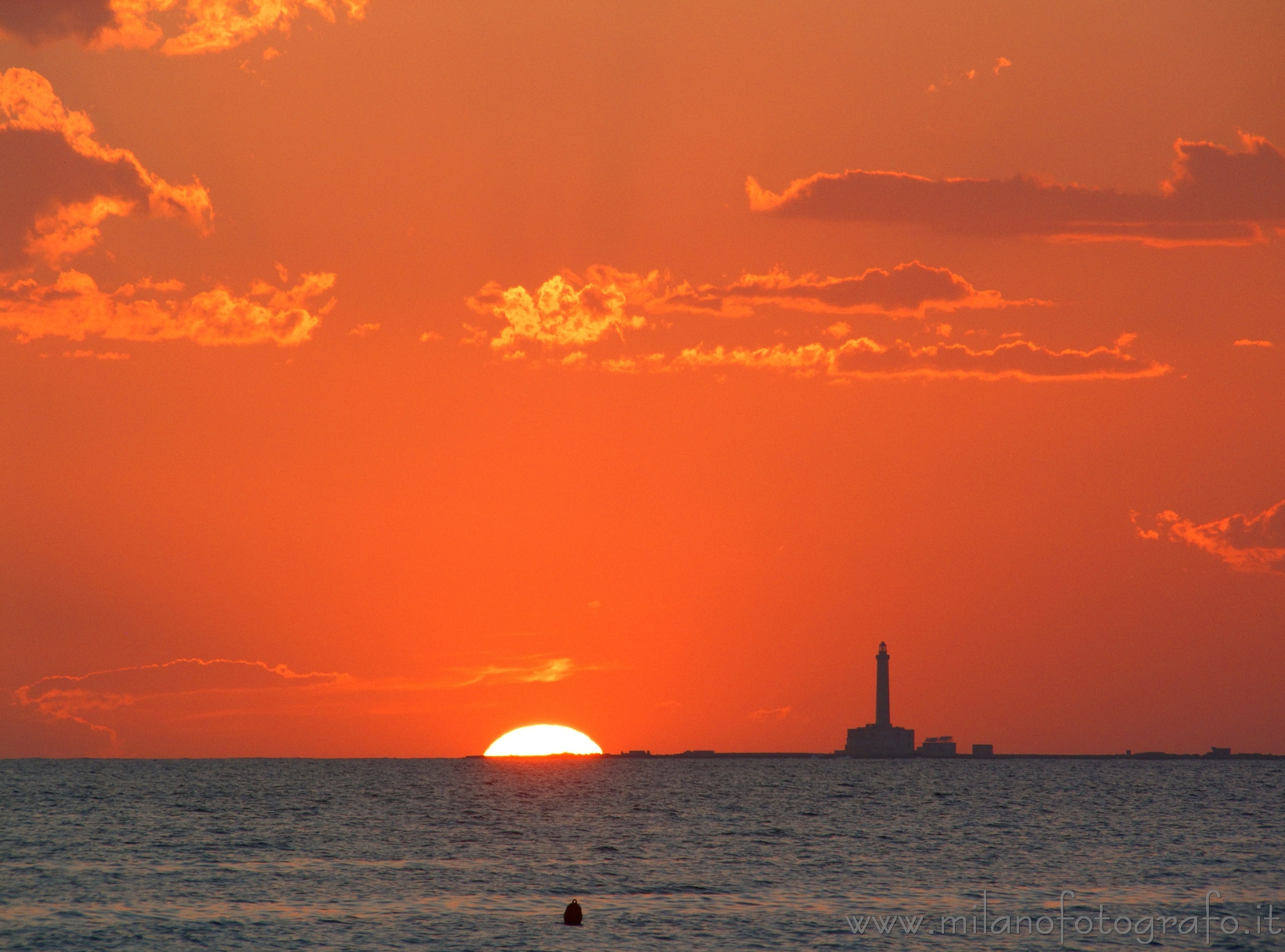 Baia Verde frazione di Gallipoli (Lecce) - Tramonto